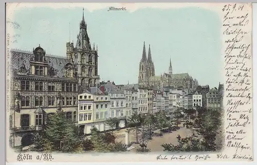 (87967) AK Köln, Altmarkt 1901