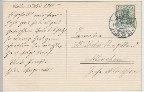 (8019) AK Köln, Neumarkt 1910