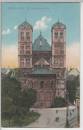 (69374) AK Köln, Basilika St. Gereon, vor 1945