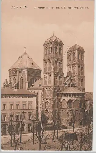 (69373) AK Köln, Basilika St. Gereon, Ostseite, vor 1945