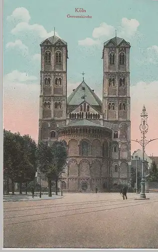 (69352) AK Köln, Basilika St. Gereon, vor 1945
