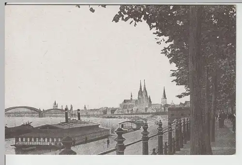 (66906) AK Köln, Kaiser Friedrich-Ufer, vor 1945