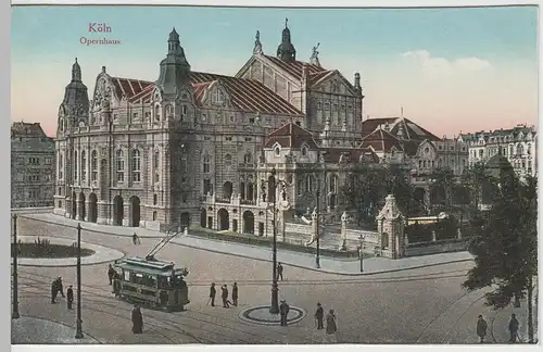 (66898) AK Köln, Opernhaus, vor 1945