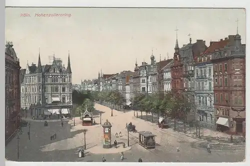 (66896) AK Köln, Hohenzollernring vor 1945