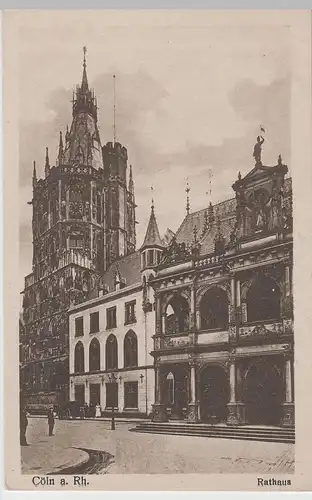 (65754) AK Köln, Rathaus vor 1945