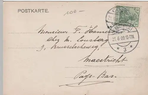 (65749) AK Köln, Kaiser Friedrich-Denkmal 1903-1905, gel. 1909