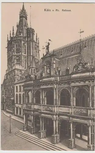 (65707) AK Köln, Rathaus vor 1945