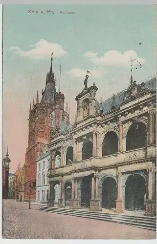 (65702) AK Köln, Rathaus vor 1945