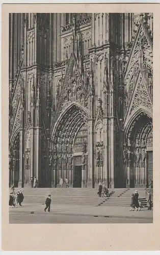 (65675) AK Köln, Dom Westportal