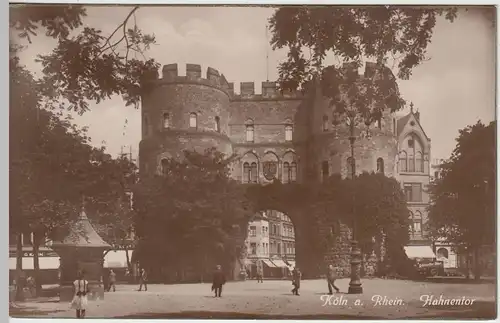 (44550) Foto AK Köln, Hahnentor, 1927