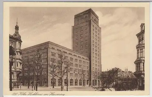 (44533) AK Köln, Hochhaus am Hansaring, vor 1945