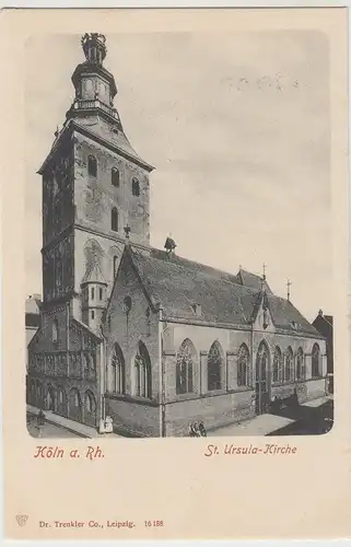 (42629) AK Köln, St. Ursula-Kirche um 1900