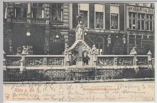 (42096) AK Köln, Heinzelmännchenbrunnen 1901