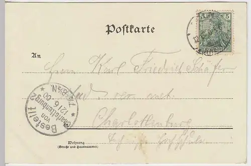 (31434) AK Gruss aus Köln, Dom, Golddruck Litho 1900