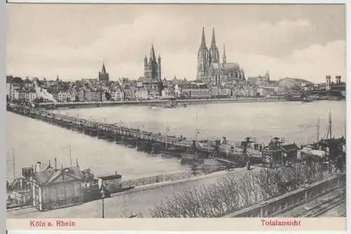 (2756) AK Köln, Stadtansicht, Dom, Groß St. Martin, vor 1945