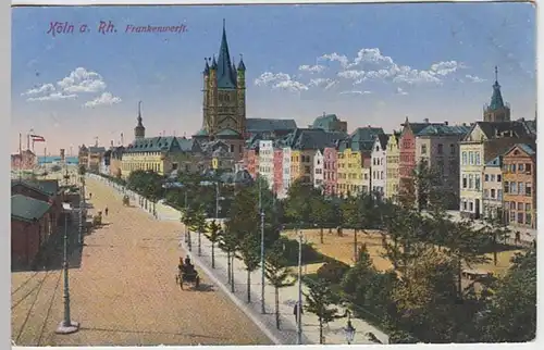 (19424) AK Köln, Frankenwerft, Feldpost 1915