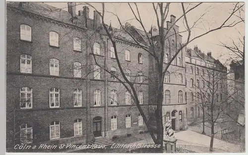 (112660) AK Köln, St. Vincenz Haus, Eintrachtstraße 1921