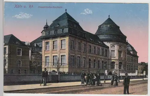 (112642) AK Köln, Handelshochschule, Feldpost 1916