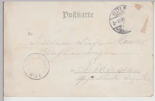 (112634) AK Köln, Deutscher Ring 1900