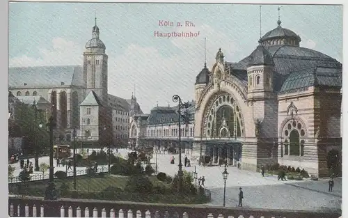 (107511) AK Köln, Hauptbahnhof, 1910/20er