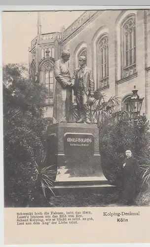 (106132) AK Köln, Kolping Denkmal, bis 1905