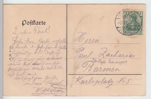 (104948) AK Köln, Wein-Salon im Hotel Belgischer Hof u. Hahnentor, 1906