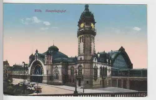 (104048) AK Köln, Hauptbahnhof 1910/20er