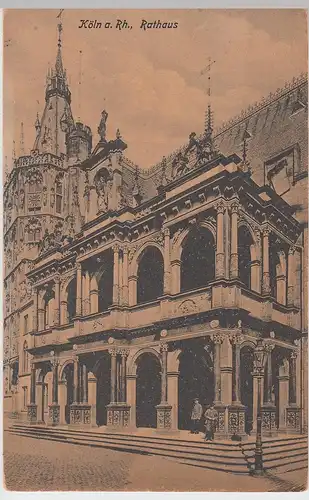 (103854) AK Köln, Rathaus, vor 1945
