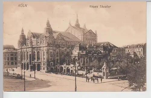 (101798) AK Köln, Neues Theater, 1906