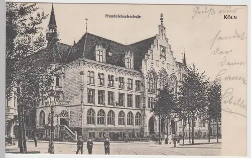 (100392) AK Köln, Handelshochschule 1907