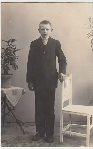 (46339) orig. Foto Junge Willi, Kabinettfoto, vor 1945