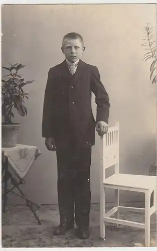 (46338) orig. Foto Junge Willi, Kabinettfoto, vor 1945