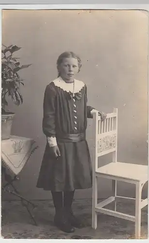 (46326) orig. Foto Mädchen, Kabinettfoto, vor 1945