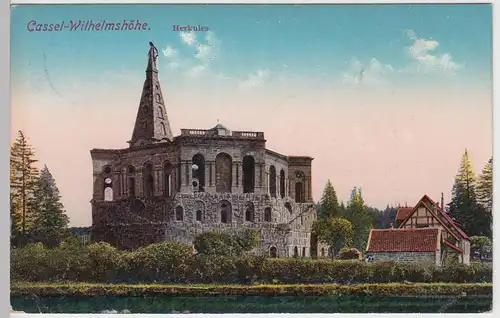 (91326) AK Kassel, Wilhelmshöhe, Herkules, 1914