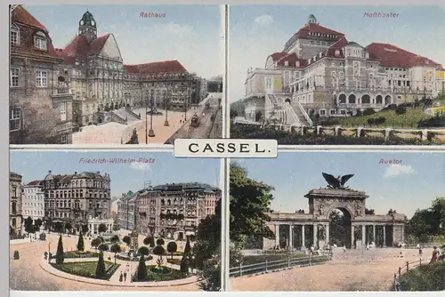 (90093) AK Kassel, Mehrbildkarte vor 1945