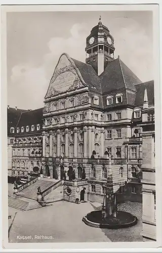 (88788) Foto AK Kassel, Rathaus 1939
