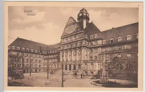 (88004) AK Kassel, Rathaus, vor 1926