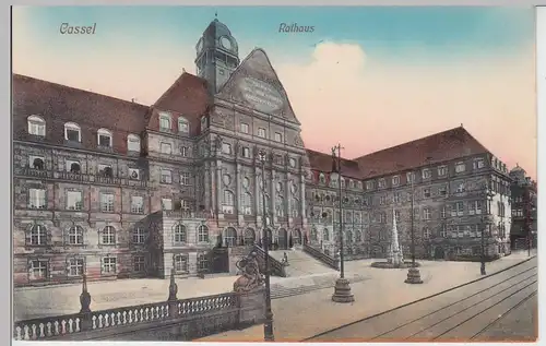 (87495) AK Kassel, Rathaus, vor 1945