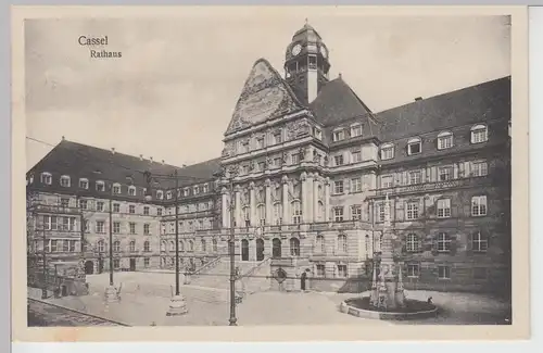 (85859) AK Kassel, Rathaus 1930