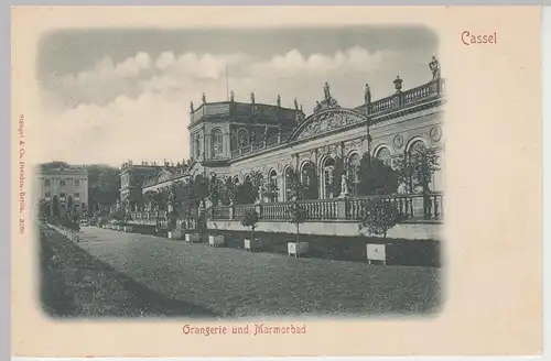 (84859) AK Kassel, Orangerie und Marmorbad, bis 1905