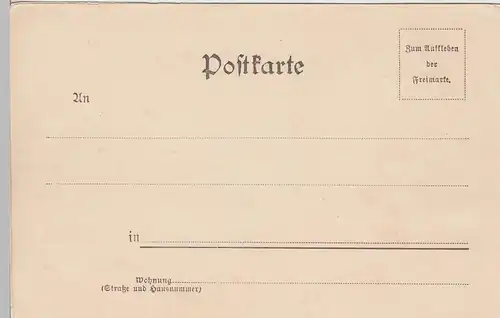 (84860) AK Gruss aus Kassel, Friedrichsplatz 1900