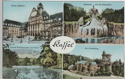 (79122) AK Kassel, Mehrbildkarte vor 1945