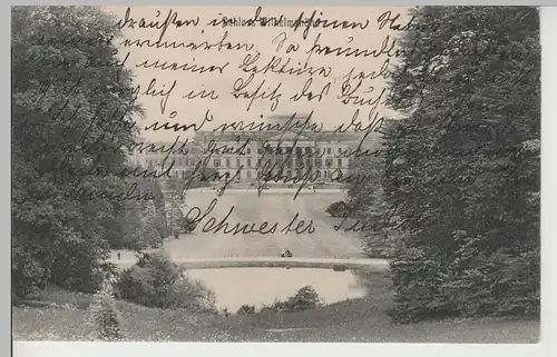 (79121) AK Kassel, Schloss Wilhelmshöhe, 1909