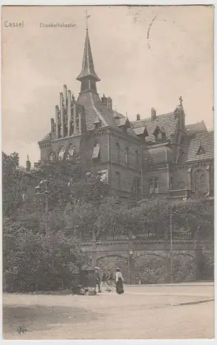 (76847) AK Kassel, Elisabethkloster, 1907