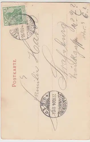 (51496) AK Kassel-Wilhelmshöhe, Teufelsbrücke, 1904