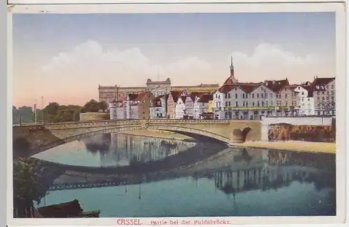 (3821) AK Kassel, Fuldabrücke, Feldpost 1918