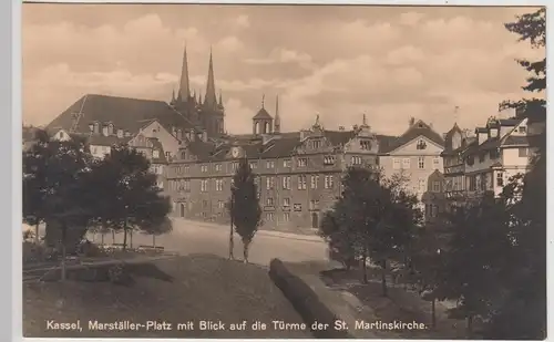 (115331) Foto AK Kassel, Marställer-Platz 1920/30er
