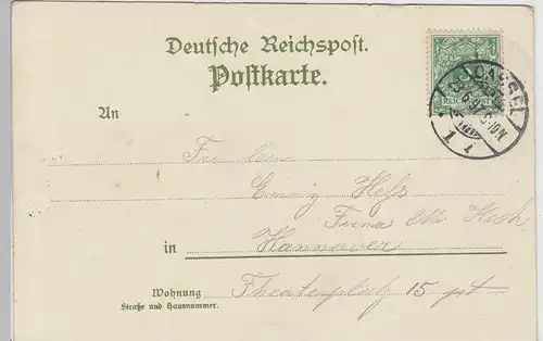(113630) Künstler AK Gruß aus Kassel, Orangerie, Marmorbau, Fuldabrücke 1897