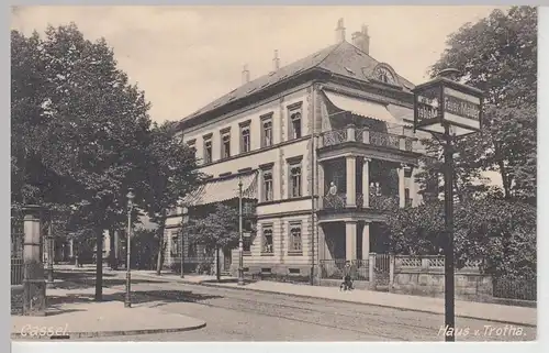 (112529) AK Kassel, Haus von Trotha, Feuermelder, vor 1945