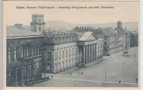 (109278) AK Kassel, Museum Fridericianum, ehem. Kriegsschule, Kirche, bis 1926